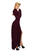 Load image into Gallery viewer, COUCOO PARBAT DRESS IN BLACK BEAR / MELBEC / CHERRY