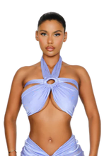 Load image into Gallery viewer, COUCOO LAUCALA TOP IN BARRACUDA BLUE / BEE POLEN / SATIVA GREEN / VIOLET ICE / OYSTER / KAOLIN CLAY