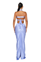 Load image into Gallery viewer, LADAKH SKIRT IN BEE POLEN / SATIVA GREEN / OYSTER / VIOLET ICE / BARRACUDA BLUE/ ROMAN COIN