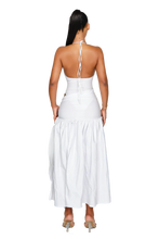 Load image into Gallery viewer, COUCOO ATACAMA DRESS IN SAILOR / HOT HIBISCUS / CRUSHED ICE/ FRESH BREATH / SATIN BLACK