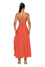 Load image into Gallery viewer, COUCOO ATACAMA DRESS IN SAILOR / HOT HIBISCUS / CRUSHED ICE/ FRESH BREATH / SATIN BLACK