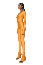 Load image into Gallery viewer, COUCOO LANAI LONG SLEEVED TOP IN TURMERIC LATTE