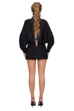 Load image into Gallery viewer, SECEDA BOMBER - CHARCOAL GRAIN