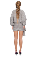 Load image into Gallery viewer, COUCOO MERANO TWEED BOMBER JACKET - GRANITE GRAIN