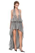 Load image into Gallery viewer, BOLZANO HALTER DRESS - MOSS MIST/SHADOW SAGE