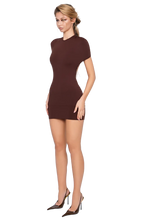 Load image into Gallery viewer, COUCOO DOLA MINI DRESS IN RED / BLACK / POWDER PINK / OLIVE / ARABICA / POWDER BLUE