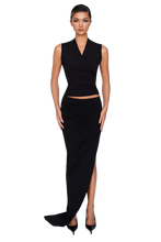 Load image into Gallery viewer, LOMA DRAPED MAXI SKIRT