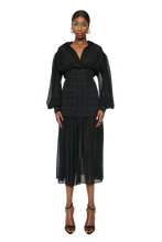 Load image into Gallery viewer, COUCOO ETNA DRESS IN SOOT