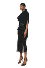 Load image into Gallery viewer, COUCOO PACAYA DRESS IN BLACK HOLE