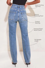 Load image into Gallery viewer, LIPSY HIGH WAIST STRAIGHT LEG HARPER JEANS