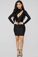 Load image into Gallery viewer, FASHION NOVA 'ONLY HERE TONIGHT' CUT OUT DRESS IN BLACK