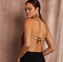 Load image into Gallery viewer, FOR LOVE AND LEMONS BLACKJACK COWL NECK IN BRONZE METALLIC, SIZE USA S