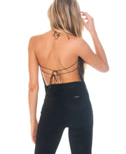 Load image into Gallery viewer, FOR LOVE AND LEMONS BLACKJACK COWL NECK IN BRONZE METALLIC, SIZE USA S