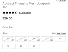 Load image into Gallery viewer, FASHION NOVA ABSTRACT THOUGHTS MESH JUMPSUIT, SIZE XS