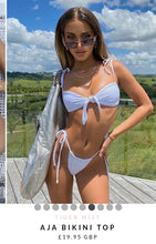 Load image into Gallery viewer, TIGER MIST AJA BIKINI SET, SIZE S IN WHITE