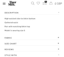 Load image into Gallery viewer, TIGER MIST AJA BIKINI SET, SIZE S IN WHITE