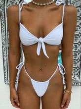 Load image into Gallery viewer, TIGER MIST AJA BIKINI SET, SIZE S IN WHITE