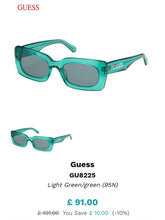 Load image into Gallery viewer, GUESS SUNGLASSES