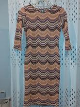 Load image into Gallery viewer, CHELSEA GIRL VINTAGE ZIG ZAG DRESS