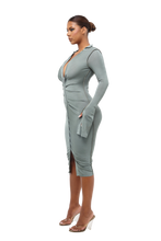 Load image into Gallery viewer, COUCOO MOOREA DRESS - GUL GREY