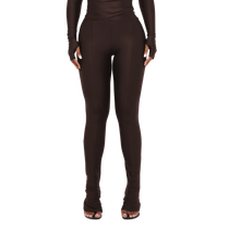 Load image into Gallery viewer, COUCOO LANAI LEGGINGS IN CHOCOLATE