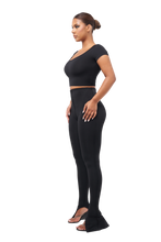 Load image into Gallery viewer, COUCOO NOT SO BASIC BASIC CROPPED T-SHIRT