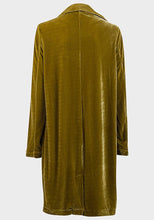 Load image into Gallery viewer, EX CHAINSTORE LADIES OPEN FRONT VELVET COAT
