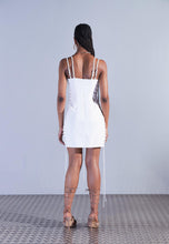 Load image into Gallery viewer, AAZHIA x MISSGUIDED LACE UP CAMI MINI DRESS IN WHITE