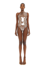 Load image into Gallery viewer, COUCOO ASYMMETRIC JANI BODYSUIT IN LUCKY PENNY / VARIOUS COLOURS