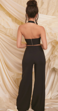 Load image into Gallery viewer, OH POLLY SELF MADE HIGH WAISTED WIDE LEG TROUSERS IN BLACK