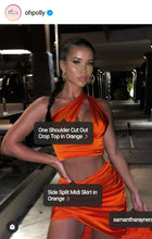 Load image into Gallery viewer, OH POLLY PIA AND CARENA CO-ORD SET IN ORANGE