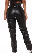 Load image into Gallery viewer, FASHION NOVA CUT THE CHASE PANTS IN BLACK