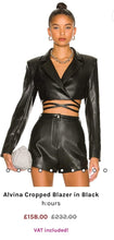 Load image into Gallery viewer, REVOLVE ALVINA CROPPED JACKET