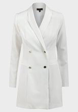 Load image into Gallery viewer, LIPSY LADIES DOUBLE BREASTED JACKET IN IVORY