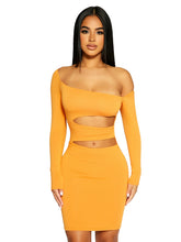 Load image into Gallery viewer, NAKED WARDROBE 'EXTRA CUT' OFF THE SHOULDER DRESS