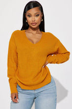 Load image into Gallery viewer, FASHION NOVA GIRLS FAVOURITE SWEATER 11 IN MUSTARD
