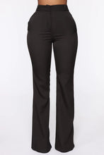 Load image into Gallery viewer, FASHION NOVA BUSINESS OVER BOYS TROUSER PANTS IN BLACK
