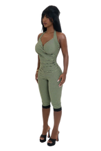 Load image into Gallery viewer, COUCOO LANAI CAPRI LEGGINGS AND HALTER TOP IN VARIOUS COLOURS
