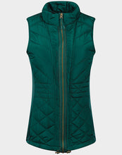 Load image into Gallery viewer, LADIES JERSEY PANEL QUILTED GILET
