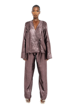 Load image into Gallery viewer, COUCOO KAFNI WRAP SHIRT IN PLATINUM PINK
