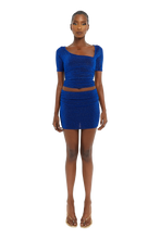 Load image into Gallery viewer, COUCOO TAKU TOPS AND SKIRTS IN MAGENTA / BLUE / HOT HONEY
