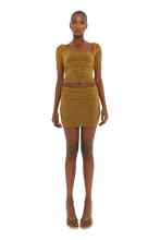 Load image into Gallery viewer, COUCOO TAKU TOPS AND SKIRTS IN MAGENTA / BLUE / HOT HONEY
