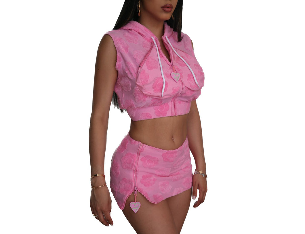 BLAGARCI HARLEM SET IN BARBIE PINK