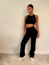 Load image into Gallery viewer, BOOHOO CARGO TROUSERS IN STONE OR BLACK
