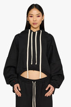 Load image into Gallery viewer, COUCOO CREW NECK HOODIE IN CLOUD GREY AND CARBON BLACK
