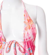 Load image into Gallery viewer, MARBLE HOT PINK MINI DRESS
