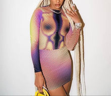 Load image into Gallery viewer, CONTOUR 2-PIECE CO-ORD SET IN PURPLE OR ORANGE
