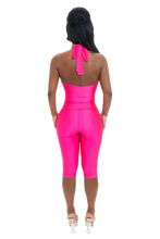 Load image into Gallery viewer, COUCOO LANAI CAPRI LEGGINGS AND HALTER TOP IN VARIOUS COLOURS
