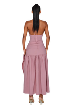 Load image into Gallery viewer, COUCOO ATACAMA DRESS IN SAILOR / HOT HIBISCUS / CRUSHED ICE/ FRESH BREATH / SATIN BLACK
