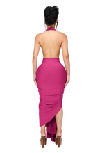Load image into Gallery viewer, COUCOO DIONE HALTER MIDI DRESS IN VARIOUS COLOURS

